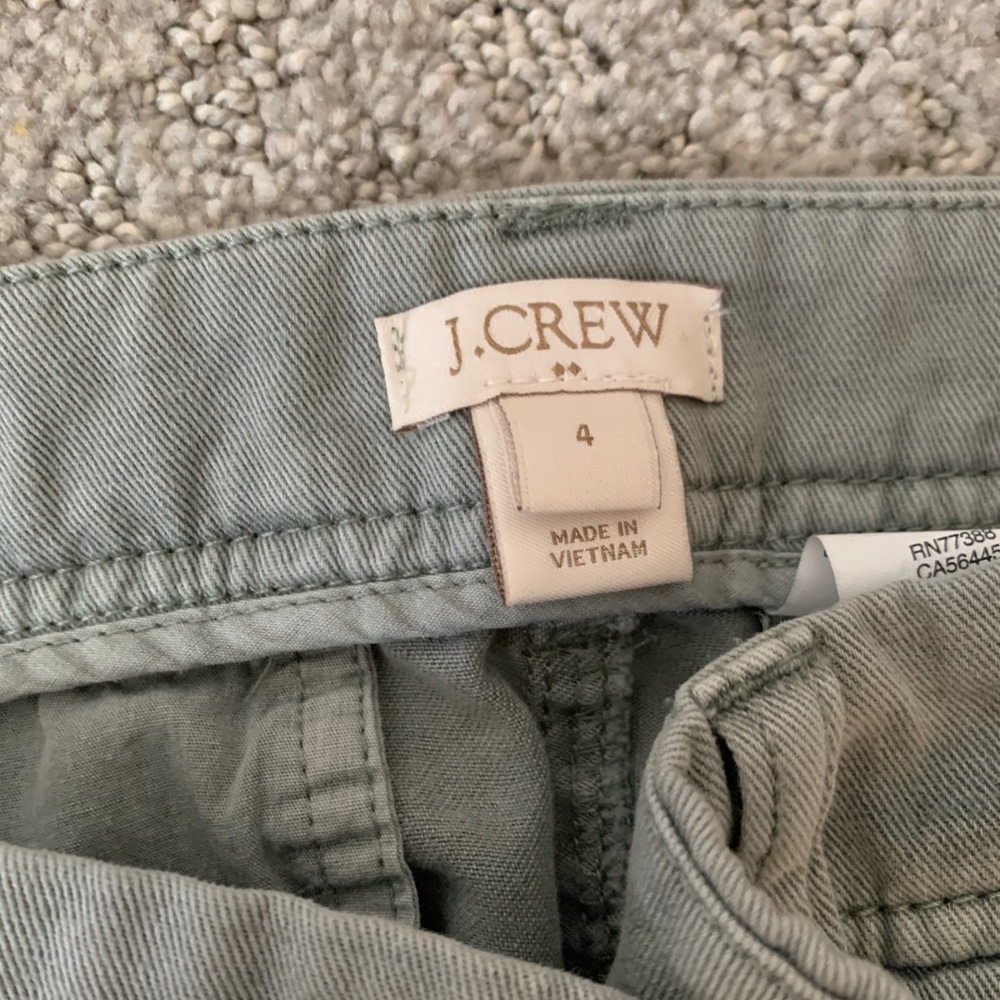 J. Crew Sage Green Chinos